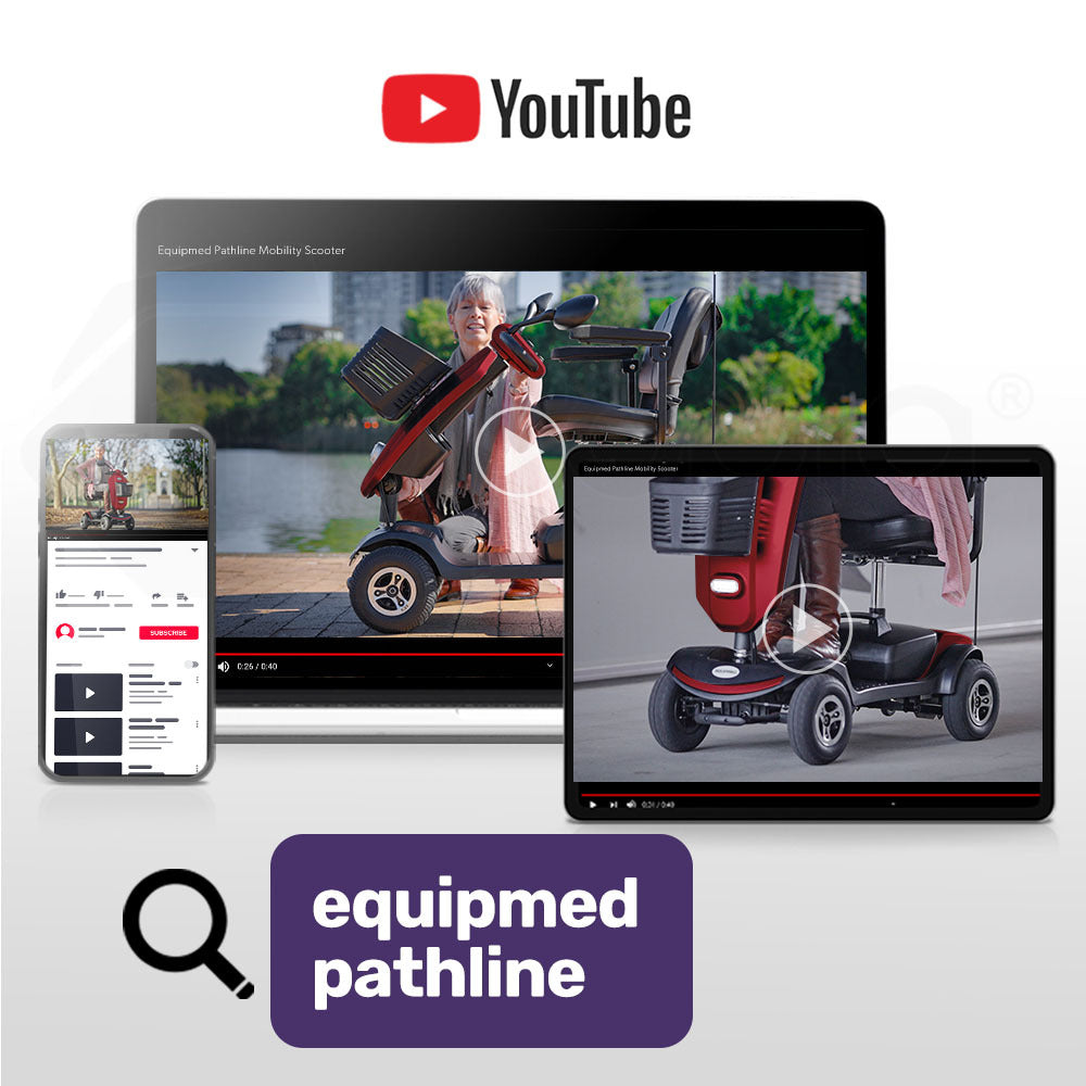 NNEMB Electric Mobility Scooter For Elderly Red-2